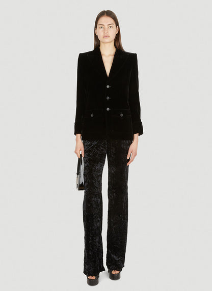 Saint Laurent Women Velvet Jacket