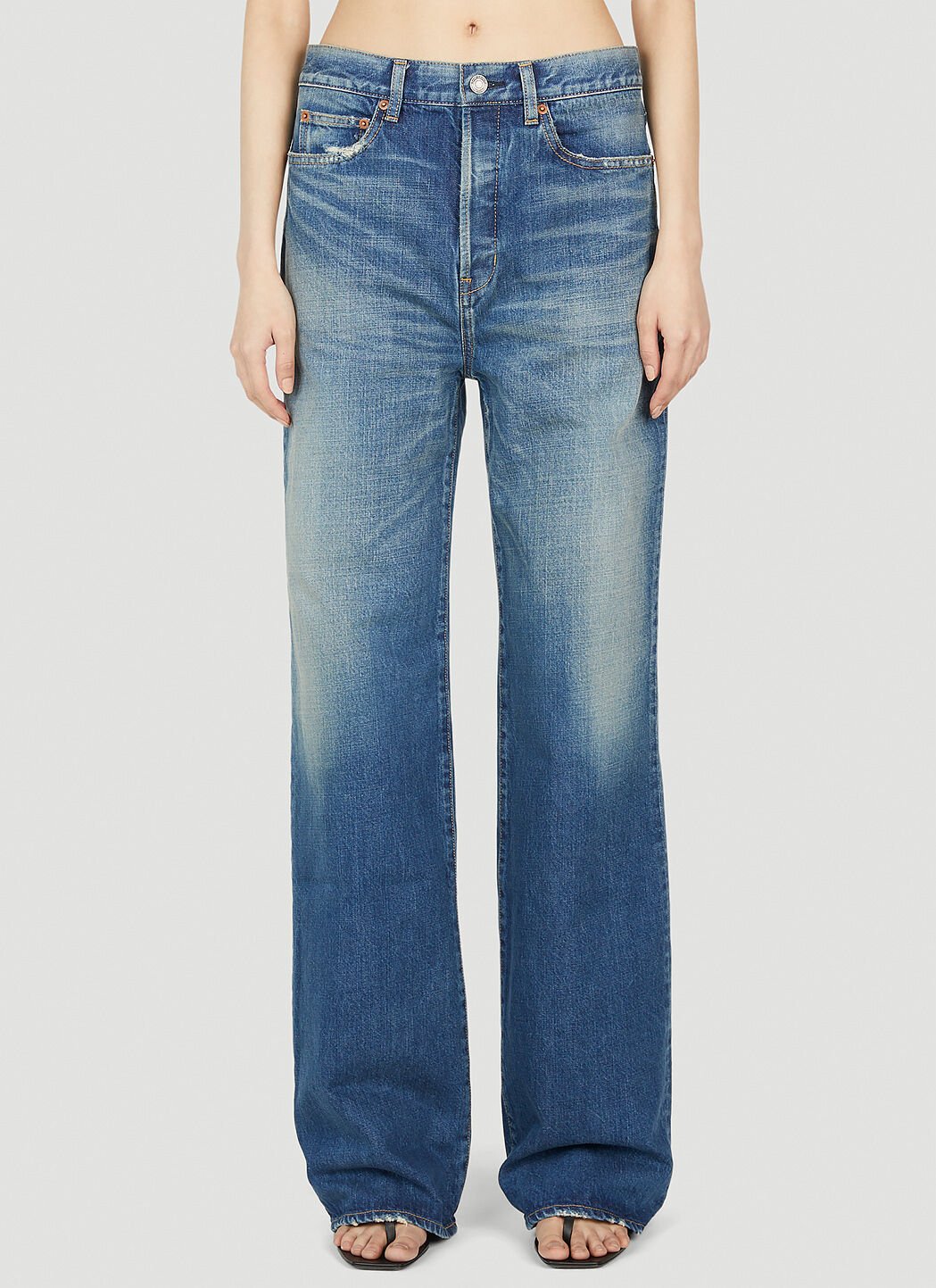 Saint Laurent Women Low Rise Jeans