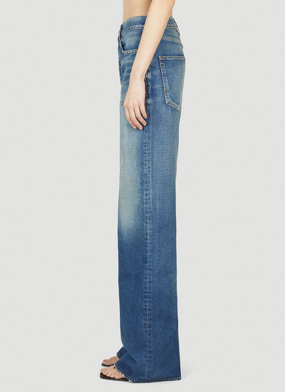 Saint Laurent Women Low Rise Jeans