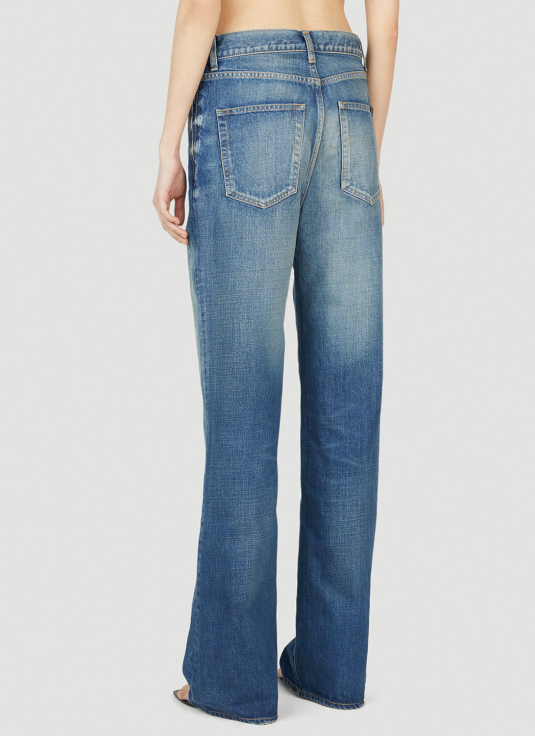 Saint Laurent Women Low Rise Jeans