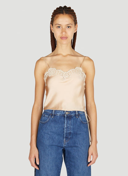 Saint Laurent Women Lace Camisole Top