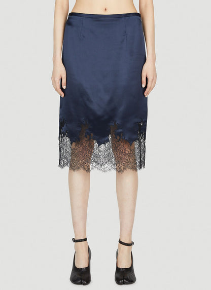 Saint Laurent Women Lace Skirt