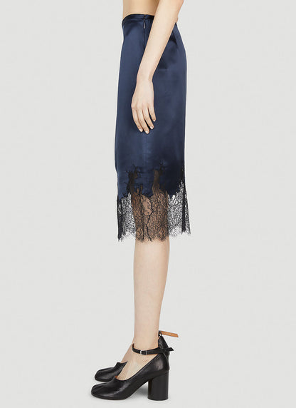 Saint Laurent Women Lace Skirt