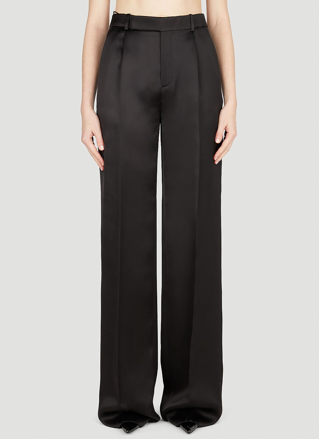 Saint Laurent Women Straight Leg Tailored Pants