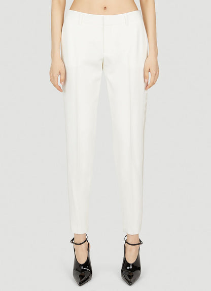 Saint Laurent Women Tapered Leg Pants