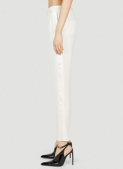 Saint Laurent Women Tapered Leg Pants