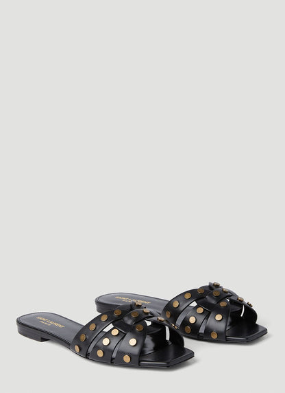 Saint Laurent Women Tribute Studded Sandals