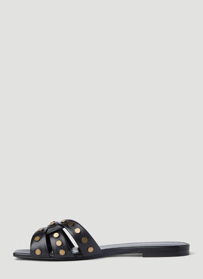 Saint Laurent Women Tribute Studded Sandals