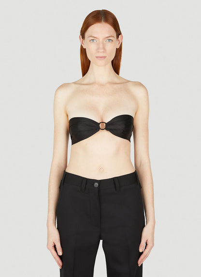 Saint Laurent Women Ring Bandeau Top