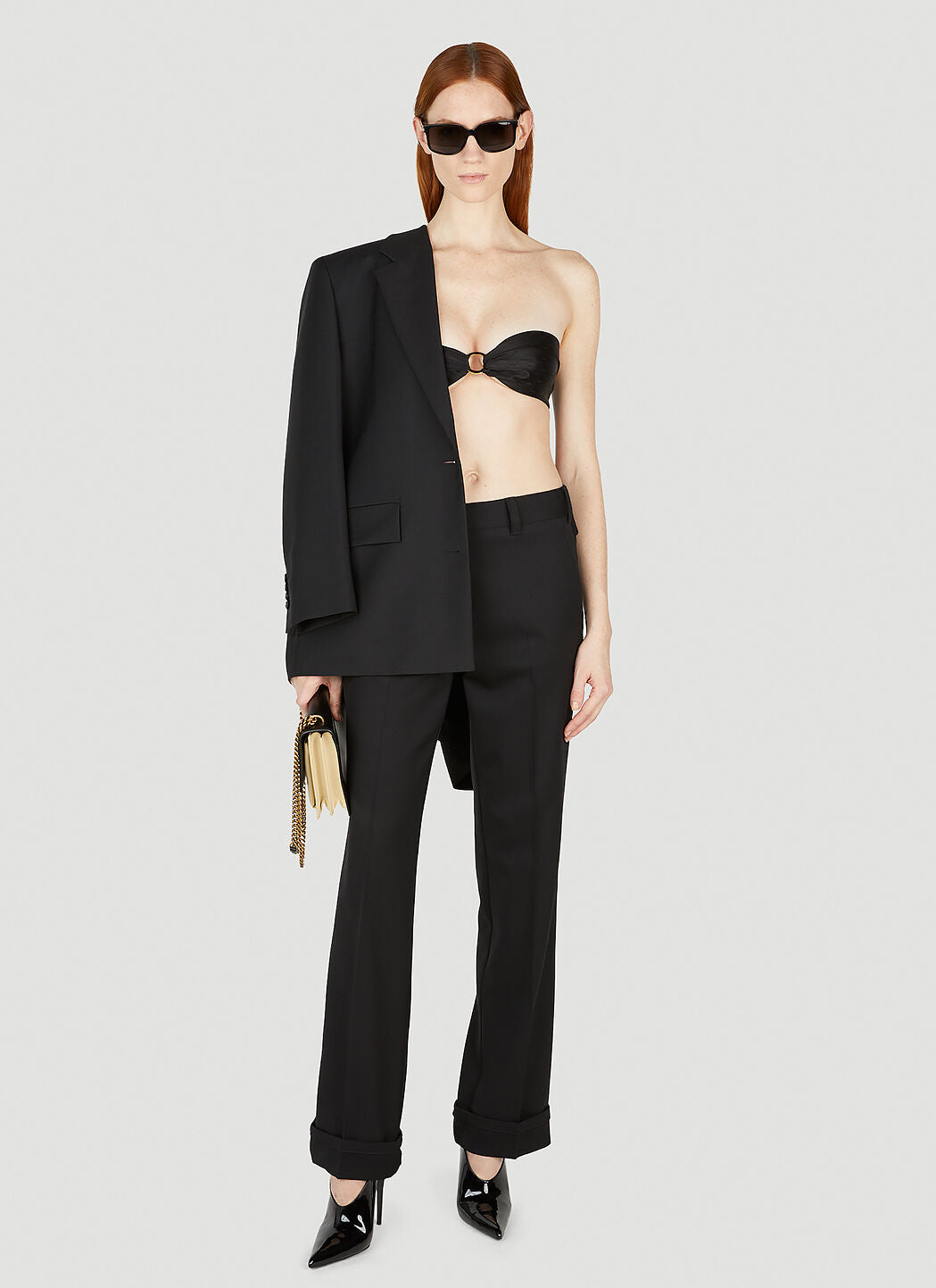 Saint Laurent Women Ring Bandeau Top