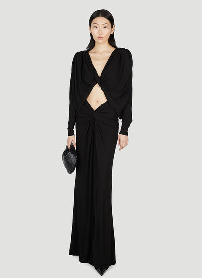 Saint Laurent Women Cut Out Dress