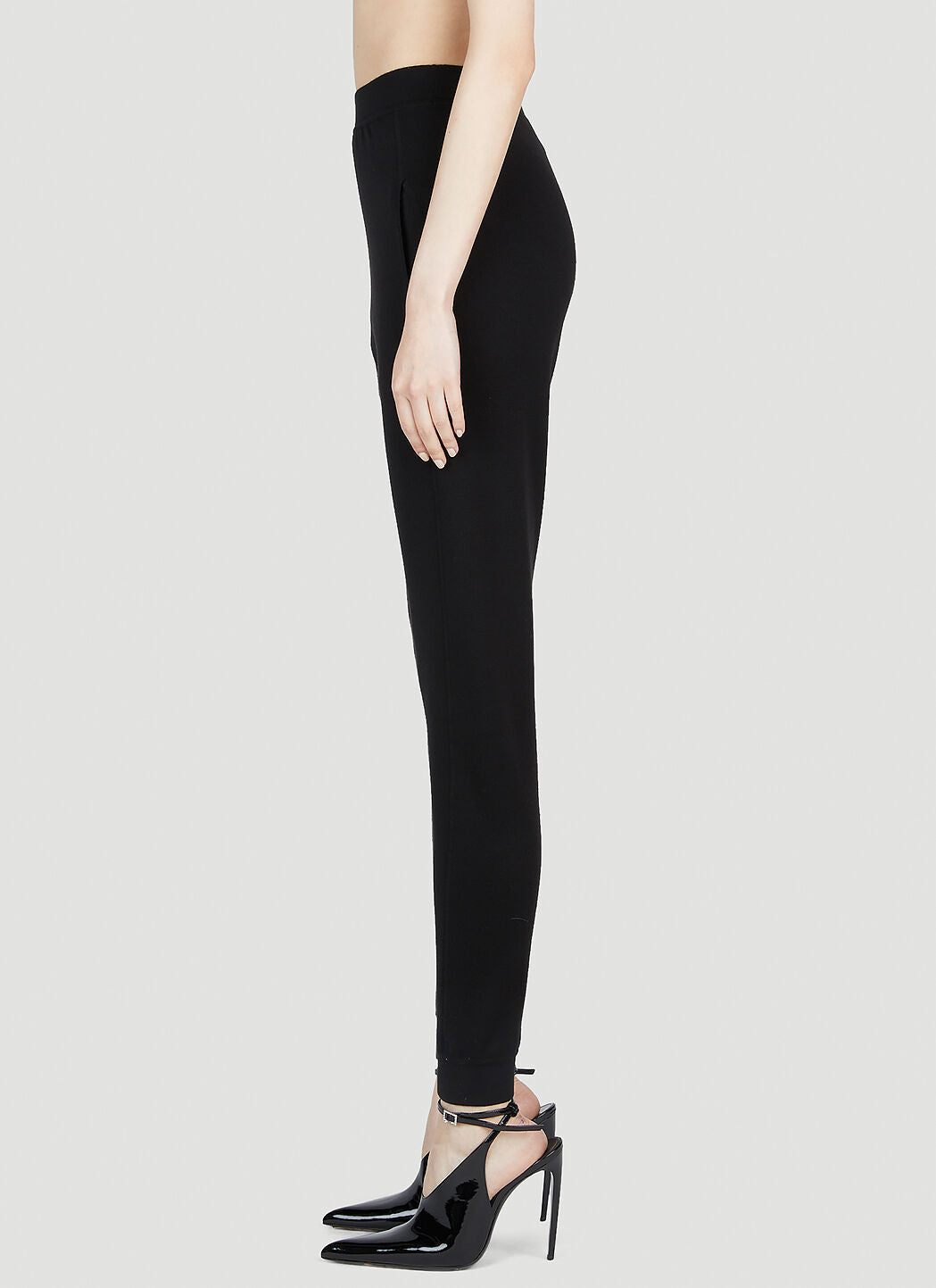 Saint Laurent Women Tapered Track Pants