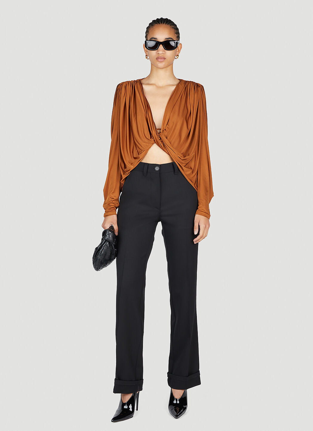 Saint Laurent Women Gathered Top