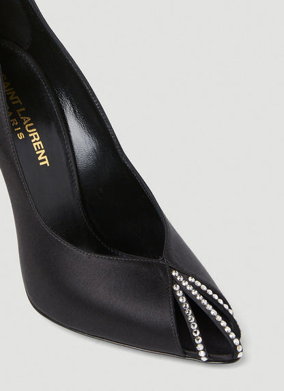 Saint Laurent Women Alix Embellished High Heel Shoes