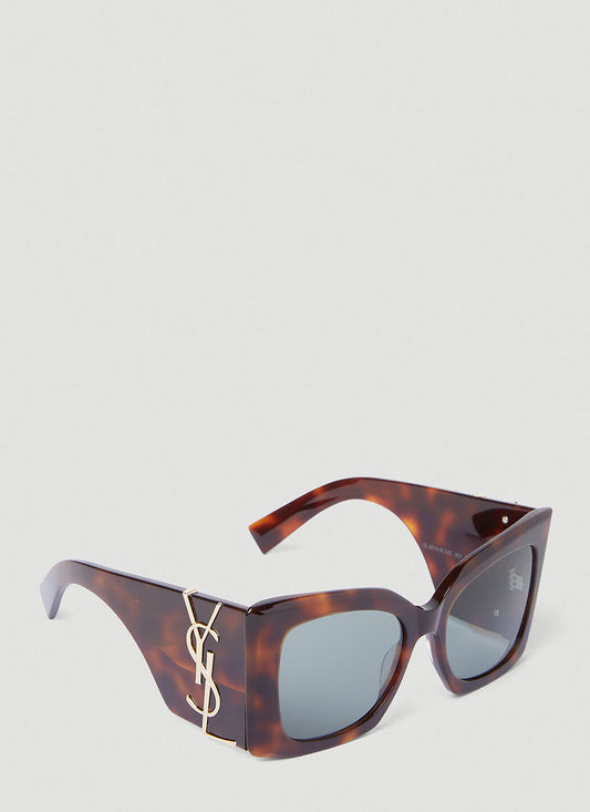 Saint Laurent Women Blaze Tortoiseshell Sunglasses