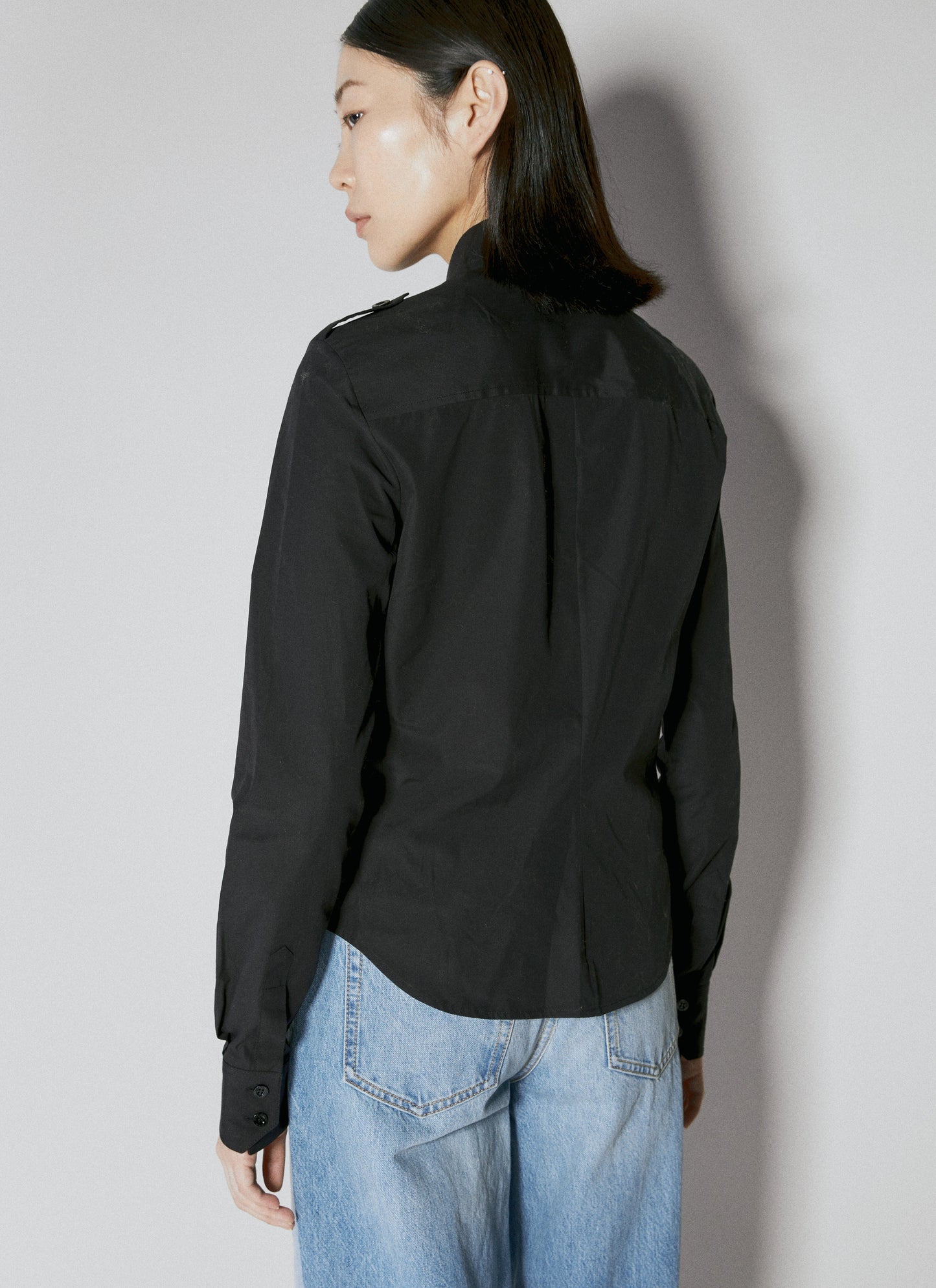 Saint Laurent Women Miltary Shirt