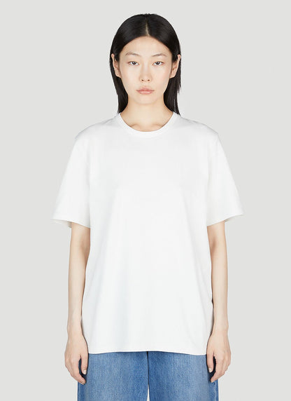 Saint Laurent Women Tonal Logo T-Shirt