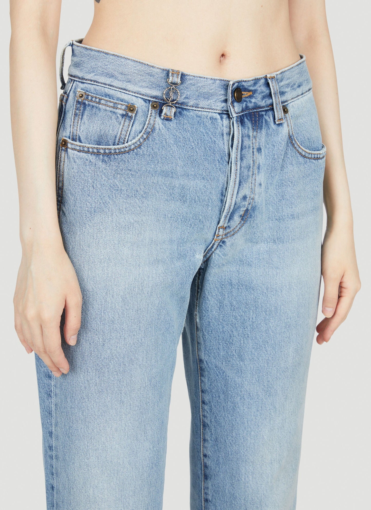 Saint Laurent Women Cassandre Jeans