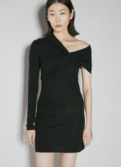 Saint Laurent Women Knot Mini Dress