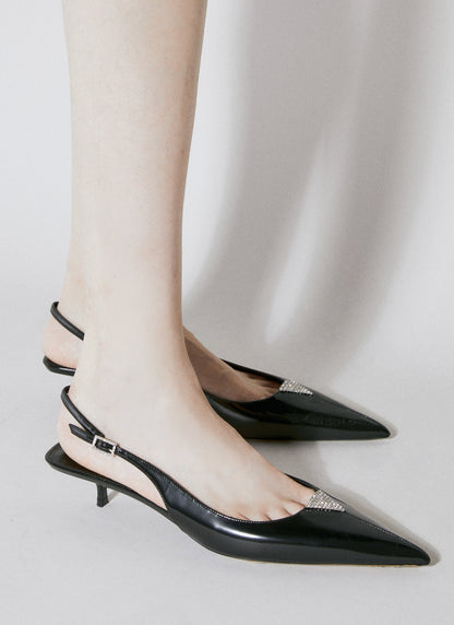 Saint Laurent Women Cherish Slingback Pumps