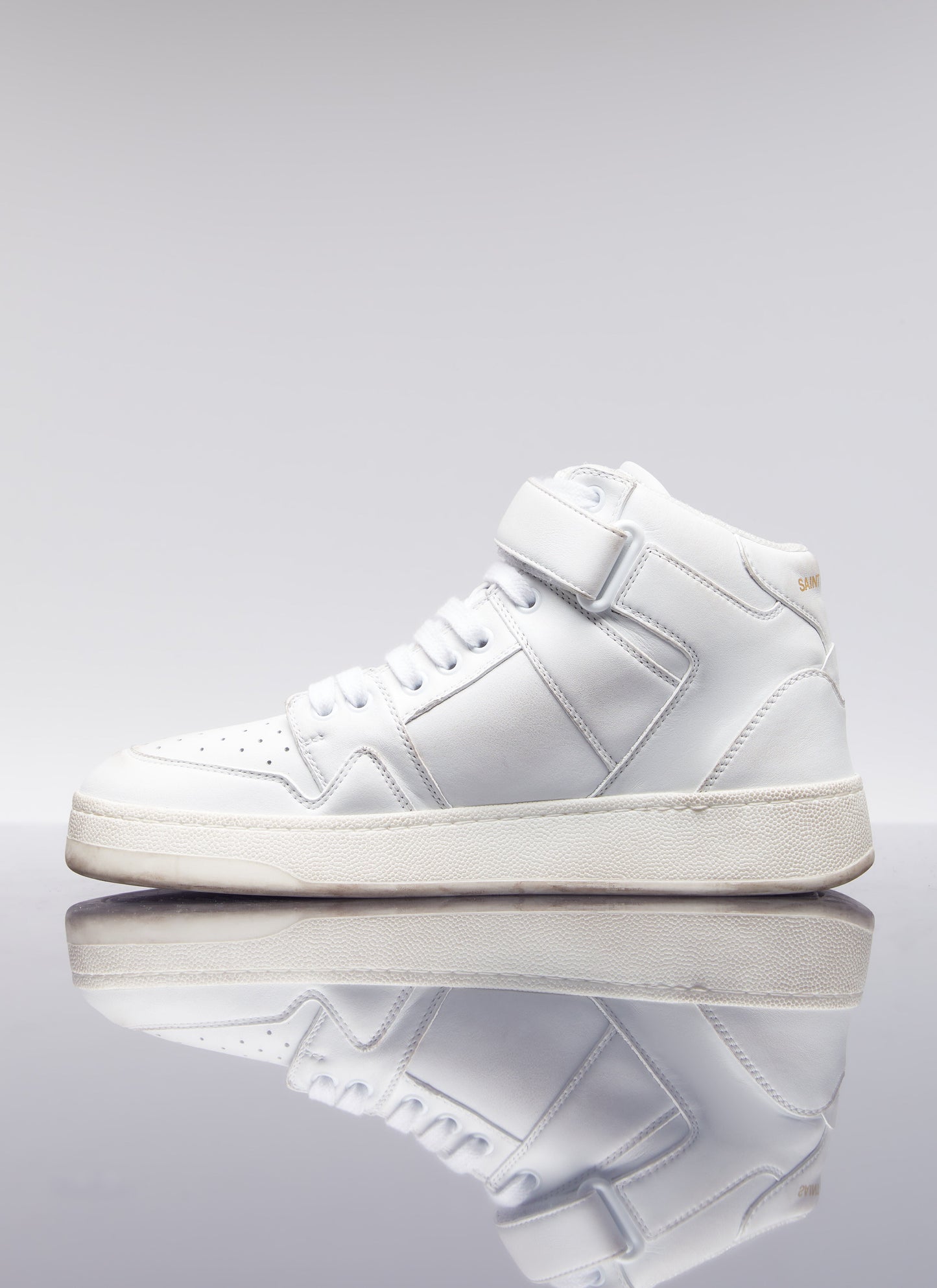 Saint Laurent Women Jefferson High Top Sneakers