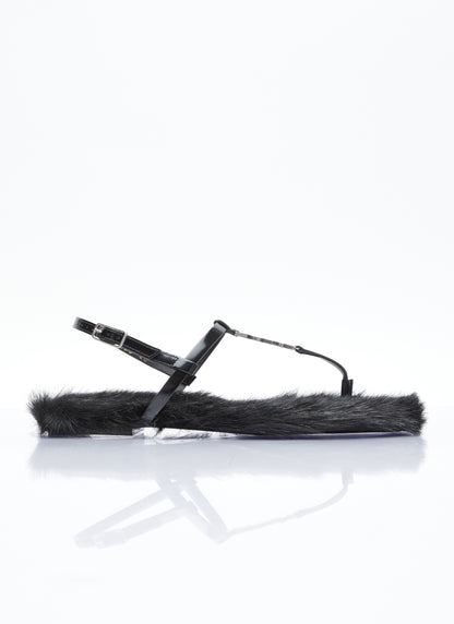 Saint Laurent Women Cassandre Sandals