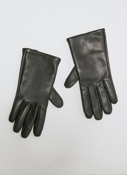 Saint Laurent Women Cassandre Short Gloves