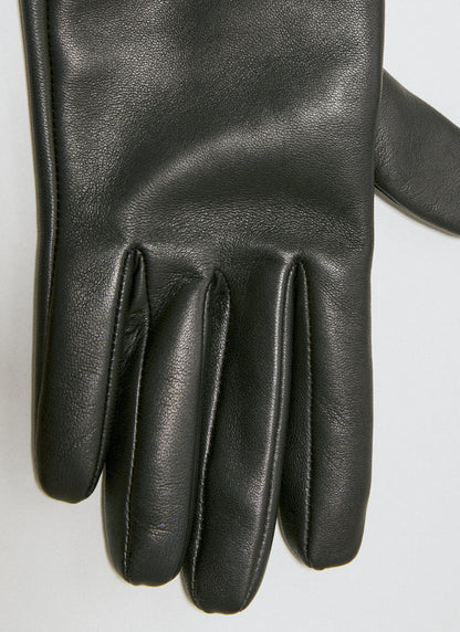 Saint Laurent Women Cassandre Short Gloves