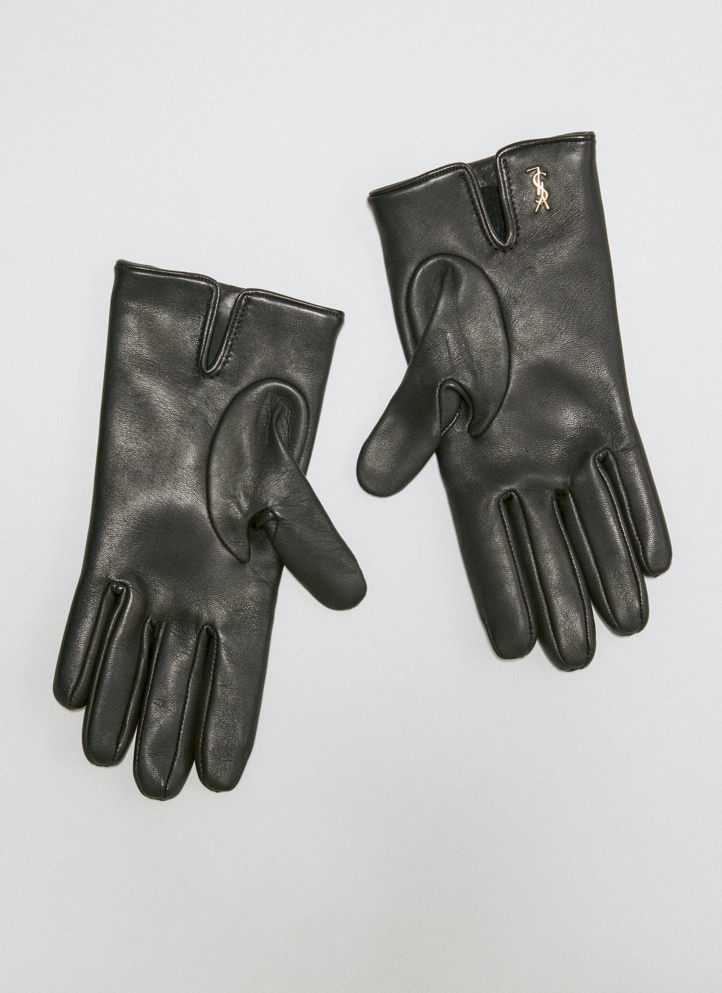 Saint Laurent Women Cassandre Short Gloves