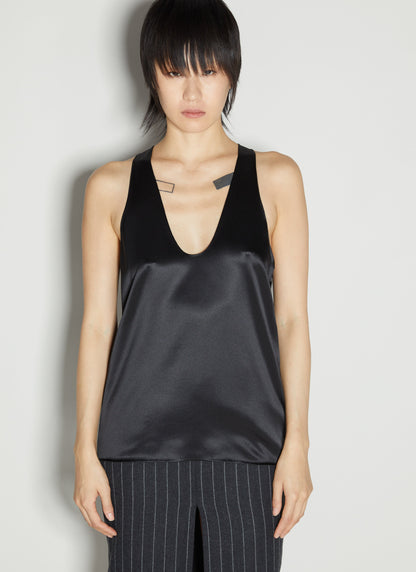 Saint Laurent Women Silk Tank Top