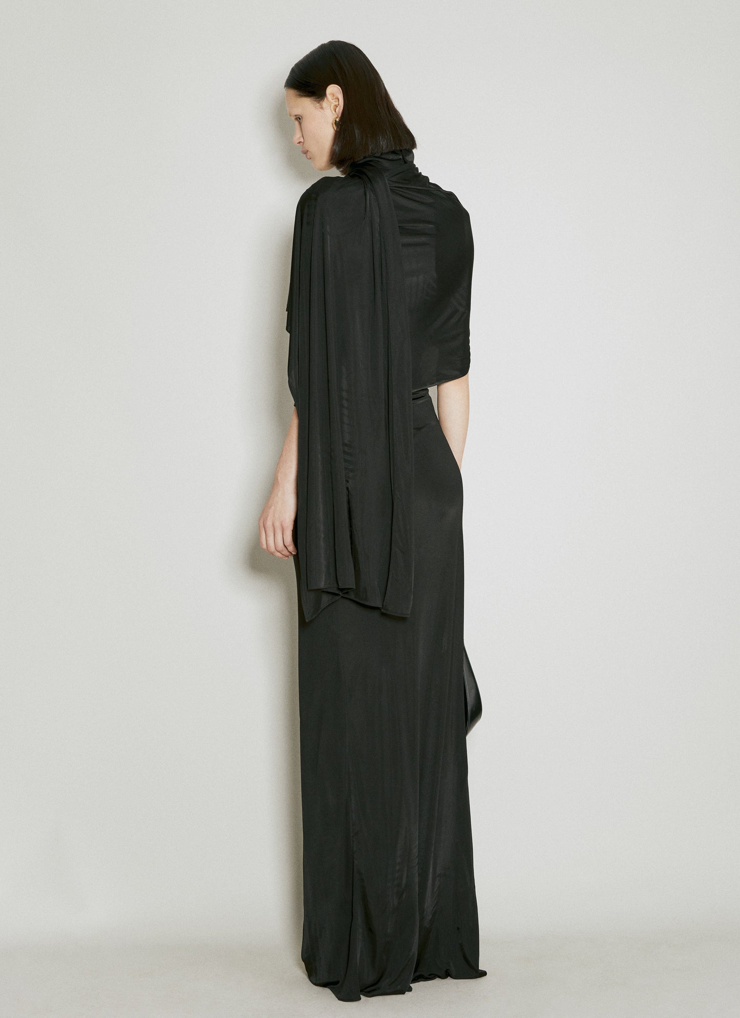 Saint Laurent Women High-Neck Maxi Dress