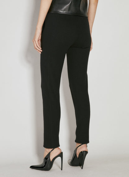 Saint Laurent Women High-Waisted Cashmere Leggings