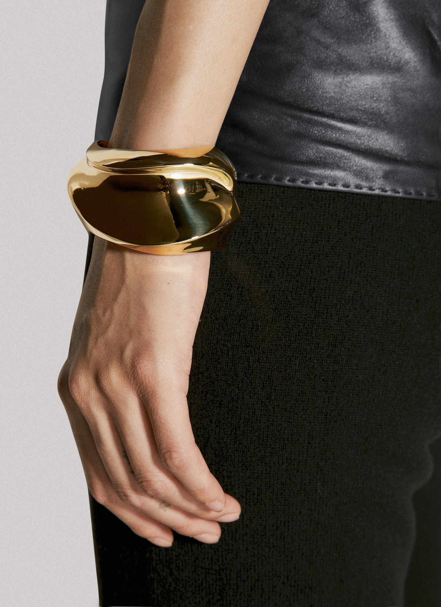 Saint Laurent Women Tiwst Cuff Bracelet