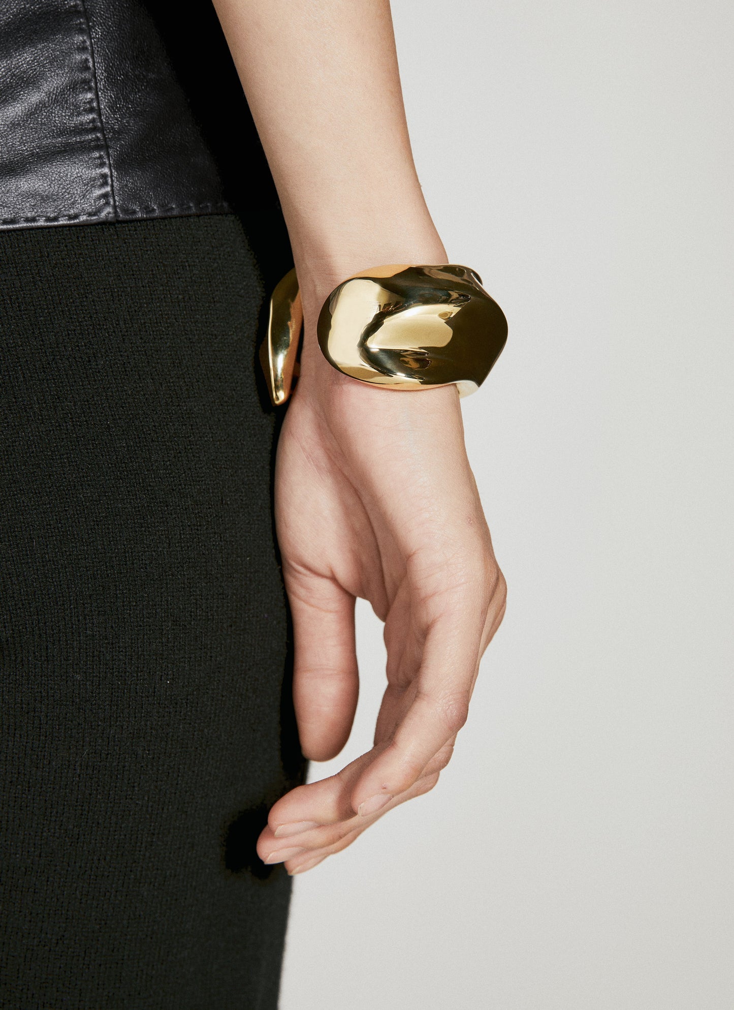 Saint Laurent Women Tiwst Cuff Bracelet