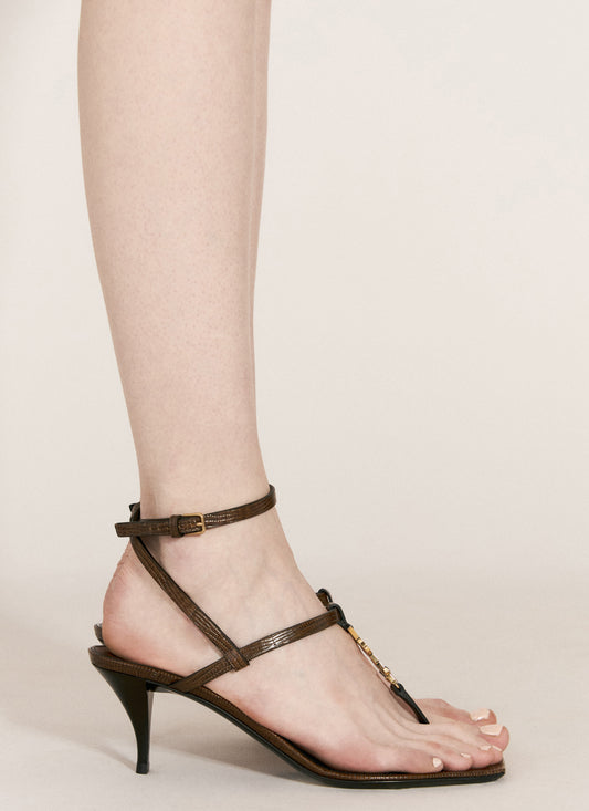 Saint Laurent Women Cassandra Heeled Sandals