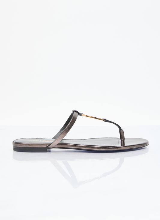 Saint Laurent Women Cassandra Slide Sandals