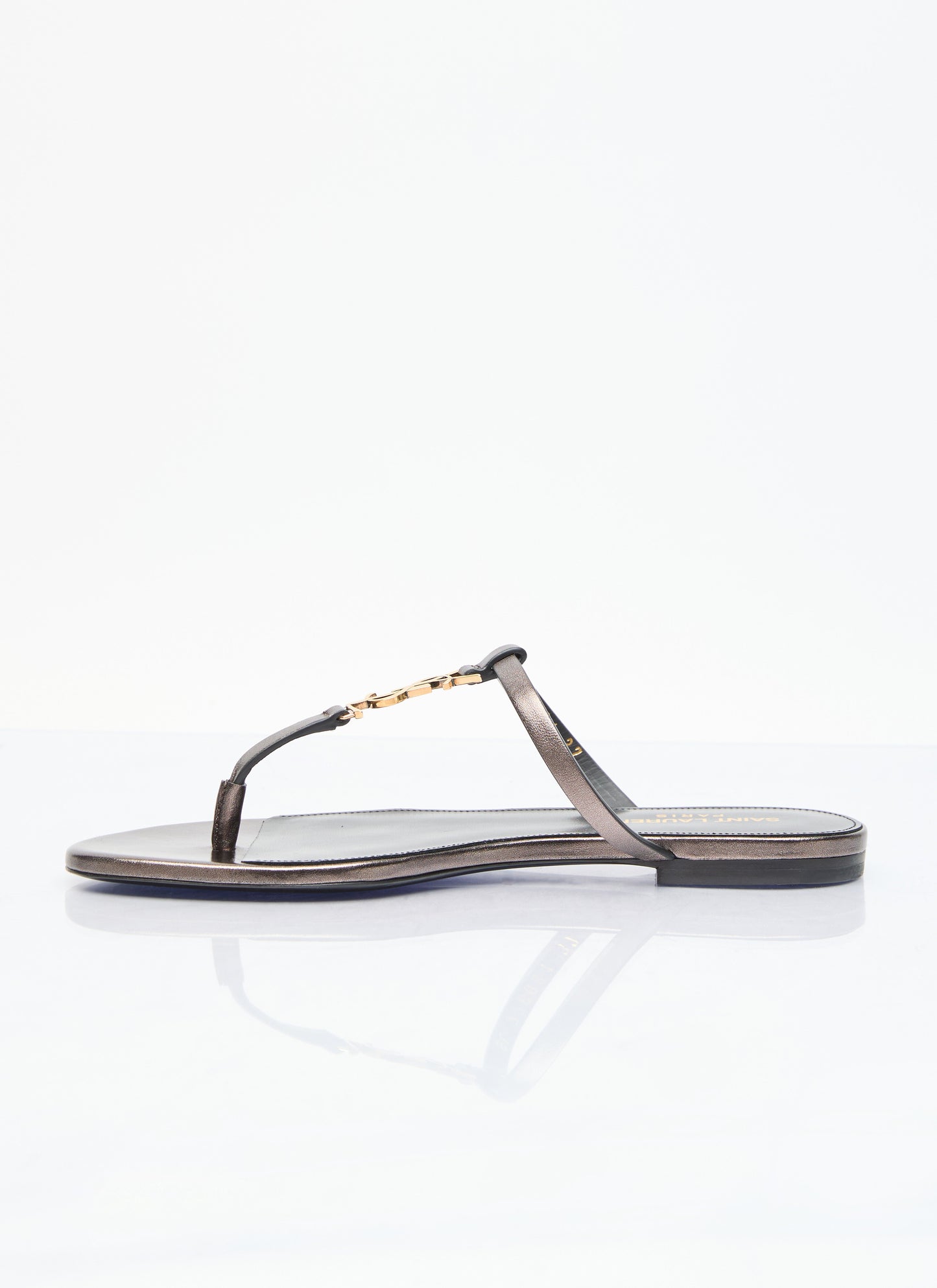 Saint Laurent Women Cassandra Slide Sandals