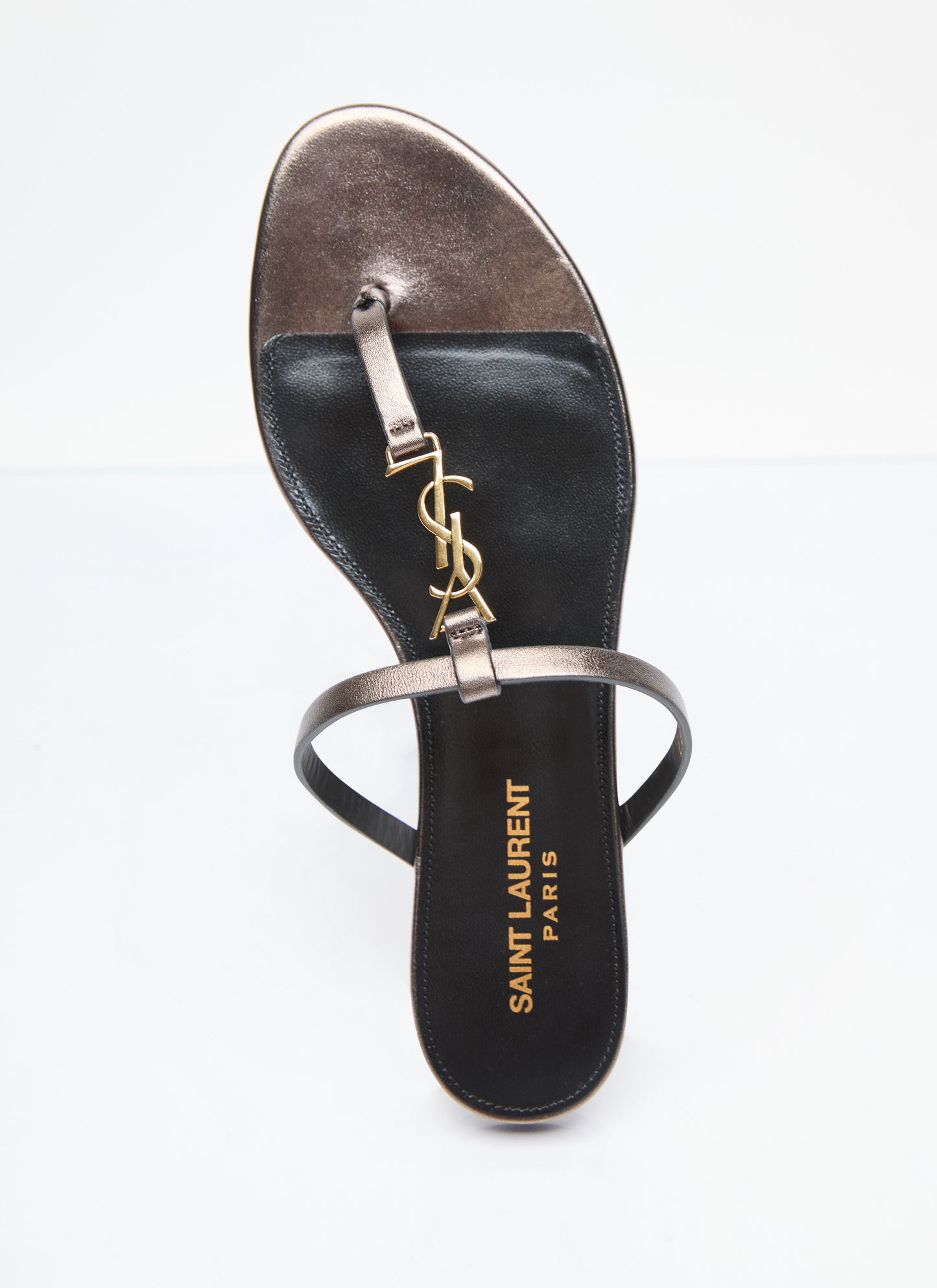 Saint Laurent Women Cassandra Slide Sandals