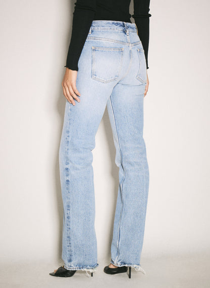 Saint Laurent Women Low-Rise Straight Jeans