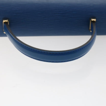 LOUIS VUITTON Epi Malesherbes Hand Bag Blue M52375 LV Auth tb794