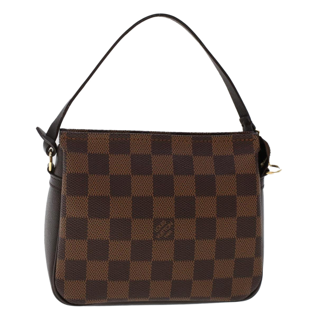 LOUIS VUITTON Damier Ebene Trousse Makeup Pouch N51982 LV Auth tb801