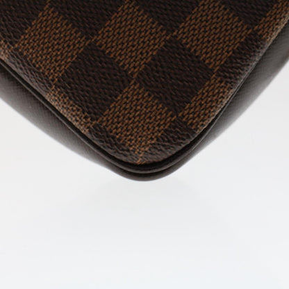 LOUIS VUITTON Damier Ebene Trousse Makeup Pouch N51982 LV Auth tb801