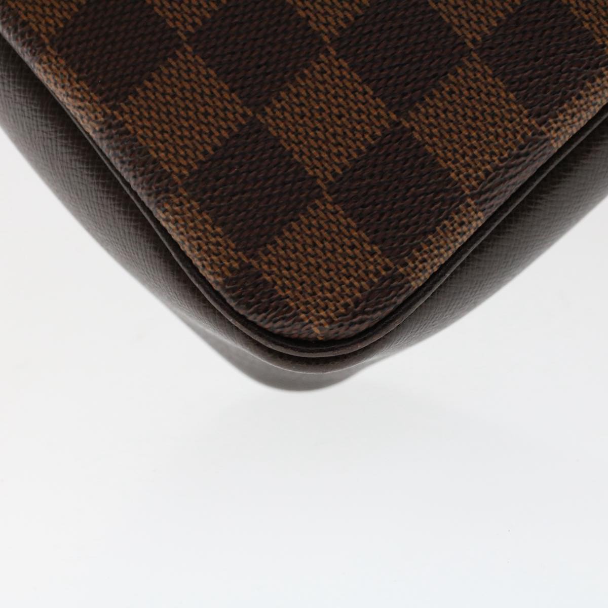 LOUIS VUITTON Damier Ebene Trousse Makeup Pouch N51982 LV Auth tb801