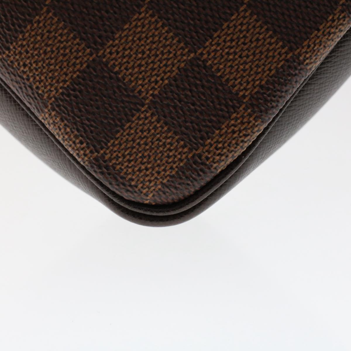 LOUIS VUITTON Damier Ebene Trousse Makeup Pouch N51982 LV Auth tb801