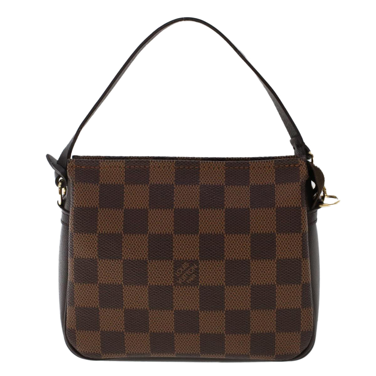 LOUIS VUITTON Damier Ebene Trousse Makeup Pouch N51982 LV Auth tb801