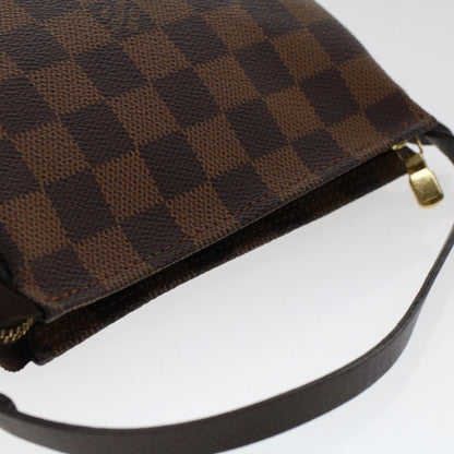 LOUIS VUITTON Damier Ebene Trousse Makeup Pouch N51982 LV Auth tb801