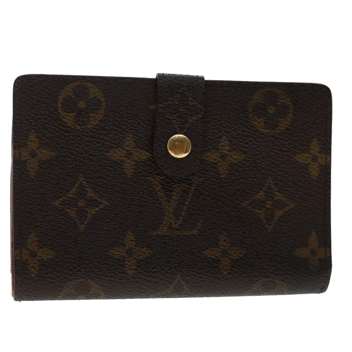 LOUIS VUITTON Monogram Porte Monnaie Billets Viennois Wallet M61663 Auth tb807