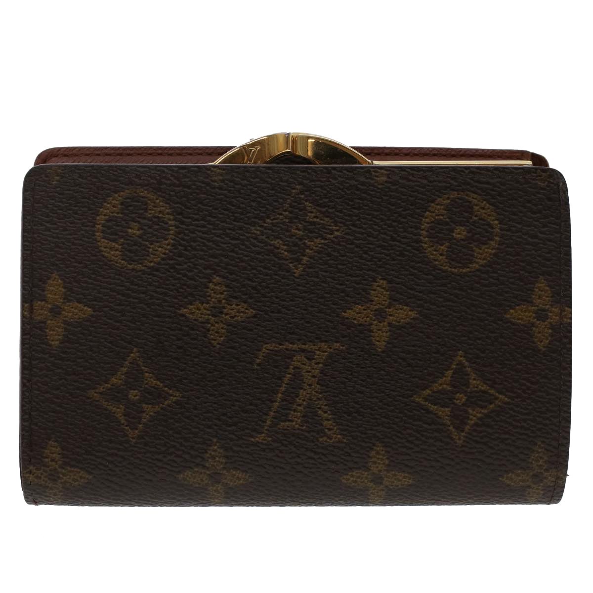 LOUIS VUITTON Monogram Porte Monnaie Billets Viennois Wallet M61663 Auth tb807