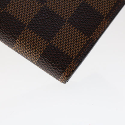 LOUIS VUITTON Damier Ebene Pochette Porte Monnaie Credit N61724 LV Auth tb814