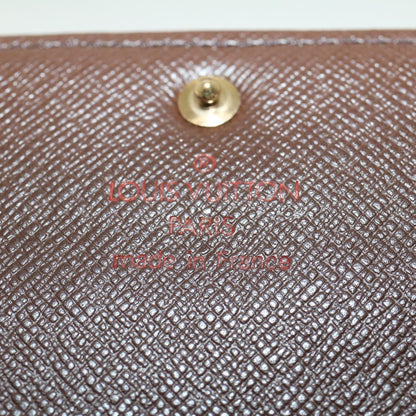 LOUIS VUITTON Damier Ebene Pochette Porte Monnaie Credit N61724 LV Auth tb814